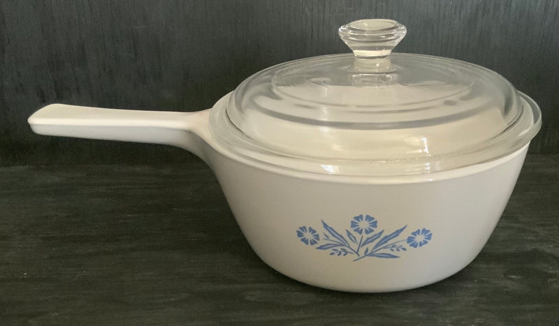 Corning Ware Blue Cornflower 1.5 Pint Covered Saucepan P-82-B