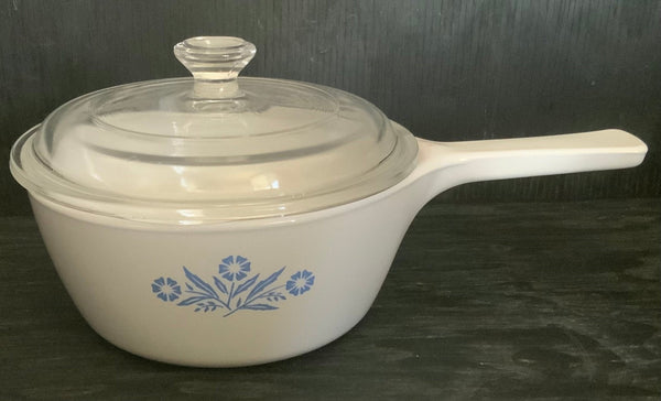 Corning Ware Blue Cornflower 1.5 Pint Covered Saucepan P-82-B