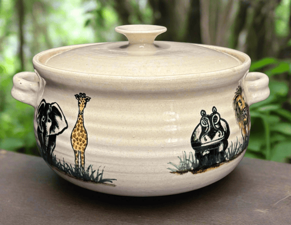 Dedza Malawi Ovenware Casserole Crock Pot
