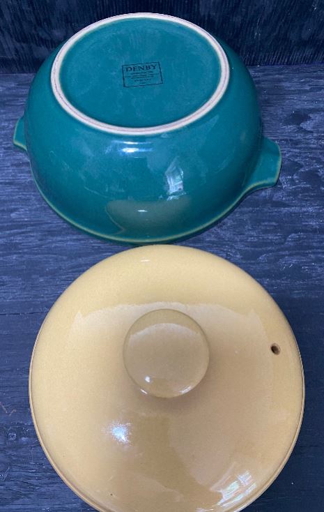 Denby Classic Green Covered Casserole Dish
