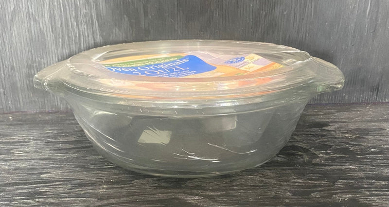 New Anchor Hocking 2 Quart Glass Casserole Dish
