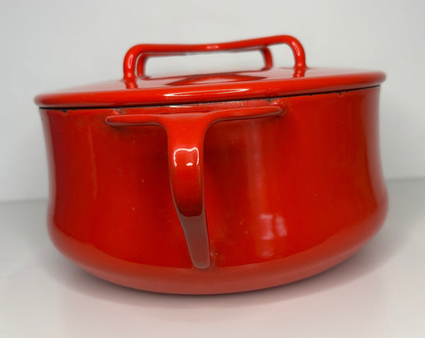 Red Dansk Kobenstyle 2.5 Quart Casserole Pot